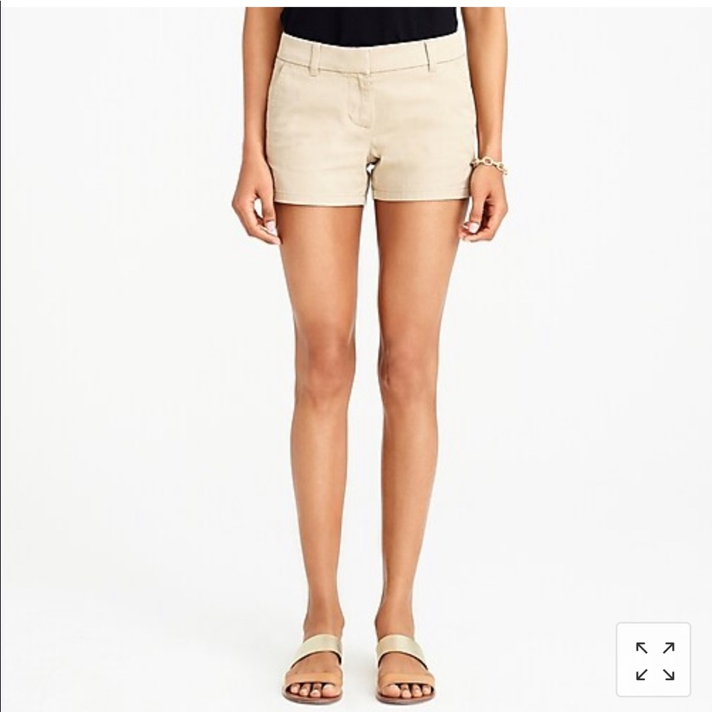 Jcrew chino 3 1/2 short khaki